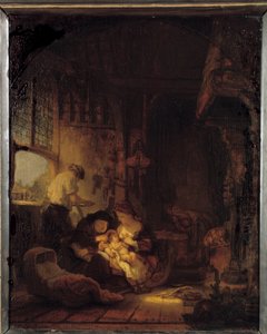 La Sacra Famiglia da Rembrandt van Rijn