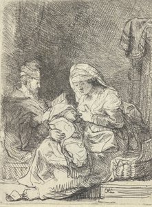 La Sacra Famiglia da Rembrandt van Rijn