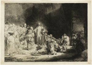 La stampa dei cento fiorini da Rembrandt van Rijn