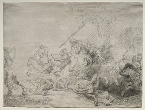 La grande caccia al leone
