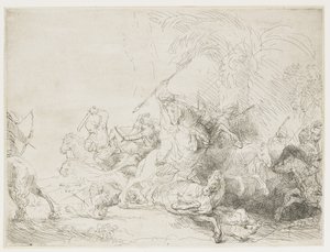 La grande caccia al leone