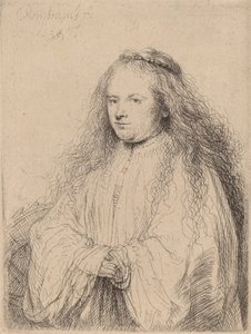 La piccola sposa ebrea (Saskia come Santa Caterina), 1638