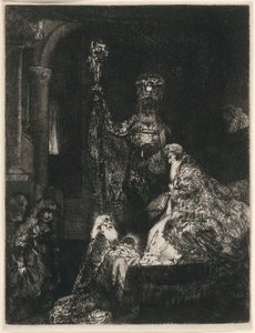 La Presentazione al Tempio nel Modo Scuro da Rembrandt van Rijn
