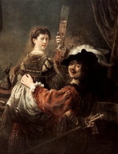 Il figliol prodigo nella taverna Rembrandt e Saskia da Rembrandt van Rijn