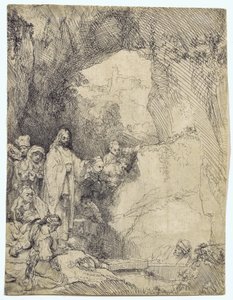 La resurrezione di Lazzaro da Rembrandt van Rijn