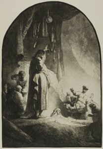 La Resurrezione di Lazzaro: La Lastra Maggiore da Rembrandt van Rijn