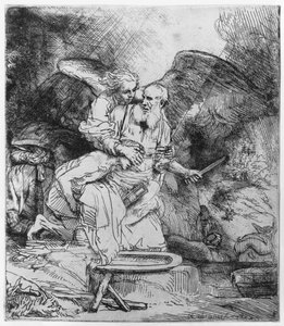 Il sacrificio di Abramo, 1645 da Rembrandt van Rijn