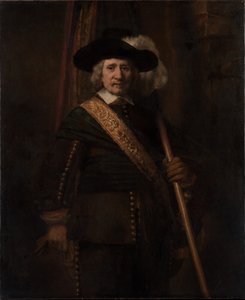 Il portabandiera, Floris Soop, 1654 da Rembrandt van Rijn