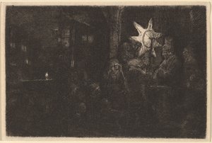 La Stella dei Re: Un Pezzo Notturno da Rembrandt van Rijn