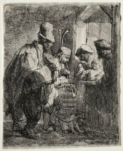 I musicisti itineranti, c. 1635 da Rembrandt van Rijn