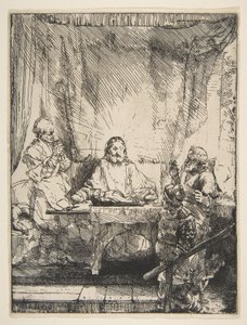 La cena di Emmaus da Rembrandt van Rijn