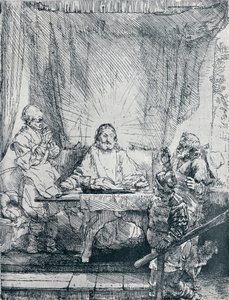 La cena di Emmaus da Rembrandt van Rijn