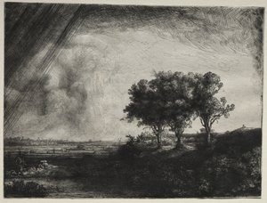 I Tre Alberi da Rembrandt van Rijn
