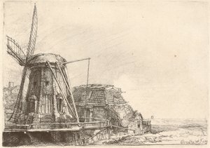 Il Mulino a Vento da Rembrandt van Rijn