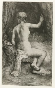 La donna con la freccia da Rembrandt van Rijn