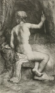 La donna con la freccia, 1661 da Rembrandt van Rijn