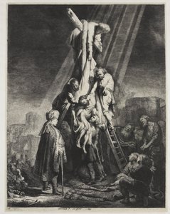 La discesa dalla croce: seconda tavola da Rembrandt van Rijn