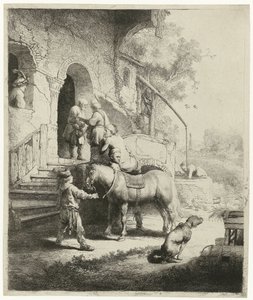 Il buon samaritano da Rembrandt van Rijn