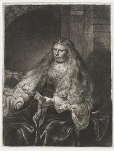 La grande sposa ebrea da Rembrandt van Rijn