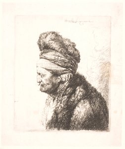 La seconda testa orientale (padre di Rembrandt?)
