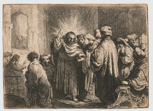 Il tributo da Rembrandt van Rijn