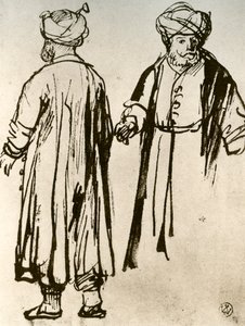 Due turchi che camminano, 1913 da Rembrandt van Rijn