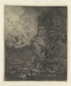 Annunciazione ai pastori da Rembrandt van Rijn