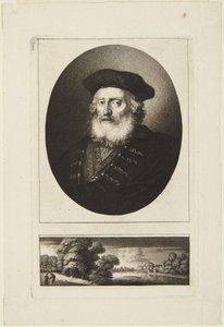 Vecchio con toque da Rembrandt van Rijn