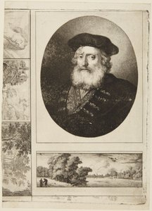 Vecchio con toque da Rembrandt van Rijn