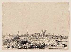 Veduta di Amsterdam dal Kadijk