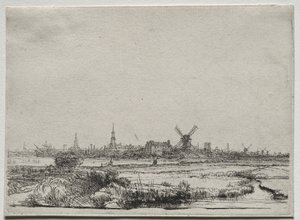 Veduta di Amsterdam da nord-ovest, c. 1640
