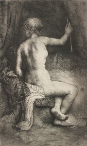 Donna con la freccia, 1661 da Rembrandt van Rijn