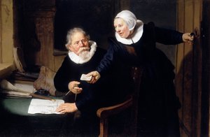 Il costruttore di navi e sua moglie da Rembrandt van Rijn