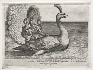 Combattimento navale rappresentato sul fiume Arno a Firenze, per il matrimonio di Cosimo di Medici, 1608 da Remigio Cantagallina