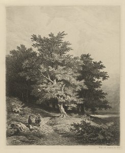 Figure al margine di un bosco da Remigius Adrianus Haanen