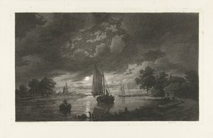 Veduta del fiume da Remigius Adrianus Haanen