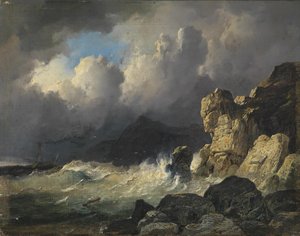 Costa tempestosa da Remigius Adrianus Haanen