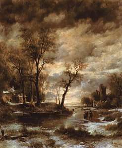 Inverno in Olanda, 1872