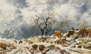 Paesaggio invernale da Remigius Adrianus Haanen