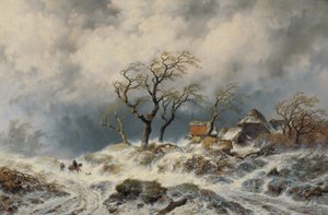 Paesaggio invernale olandese (neve)