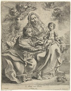 Anna con la Trinità
