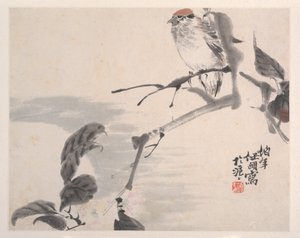Animali, fiori e uccelli da Ren Yi