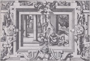Medea Uccide i suoi Due Figli di Giasone da Rene Boyvin