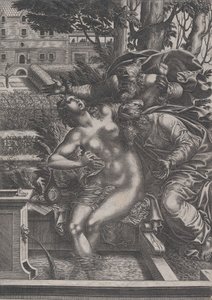 Susanna e i vecchioni da Rene Boyvin