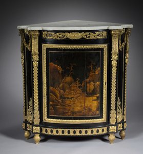 Armadio angolare, c.1765-1770 da Rene Dubois