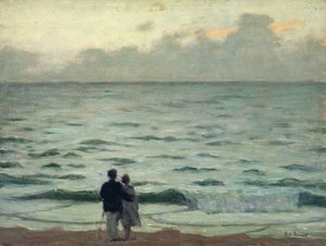 Raffica di Vento, Tramonto a Cabourg, c.1937
