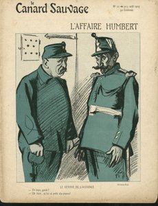 Illustrazione di Hermann-Paul per la copertina di Le Canard Sauvage, n. 21