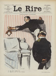 Trasloco ministeriale. Illustrazione per Le Rire da Rene George Hermann Paul
