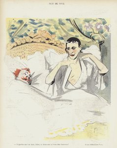 Notte di nozze. Illustrazione per Le Rire da Rene George Hermann Paul