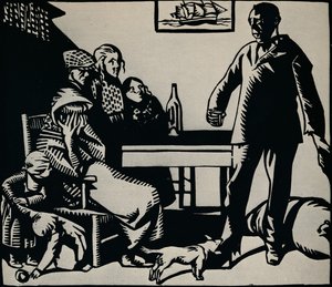 Illustrazione per Le Retour Du Marin da Rene Georges Hermann Paul